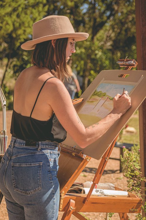 Texas Live Event Painter Spencer Welch